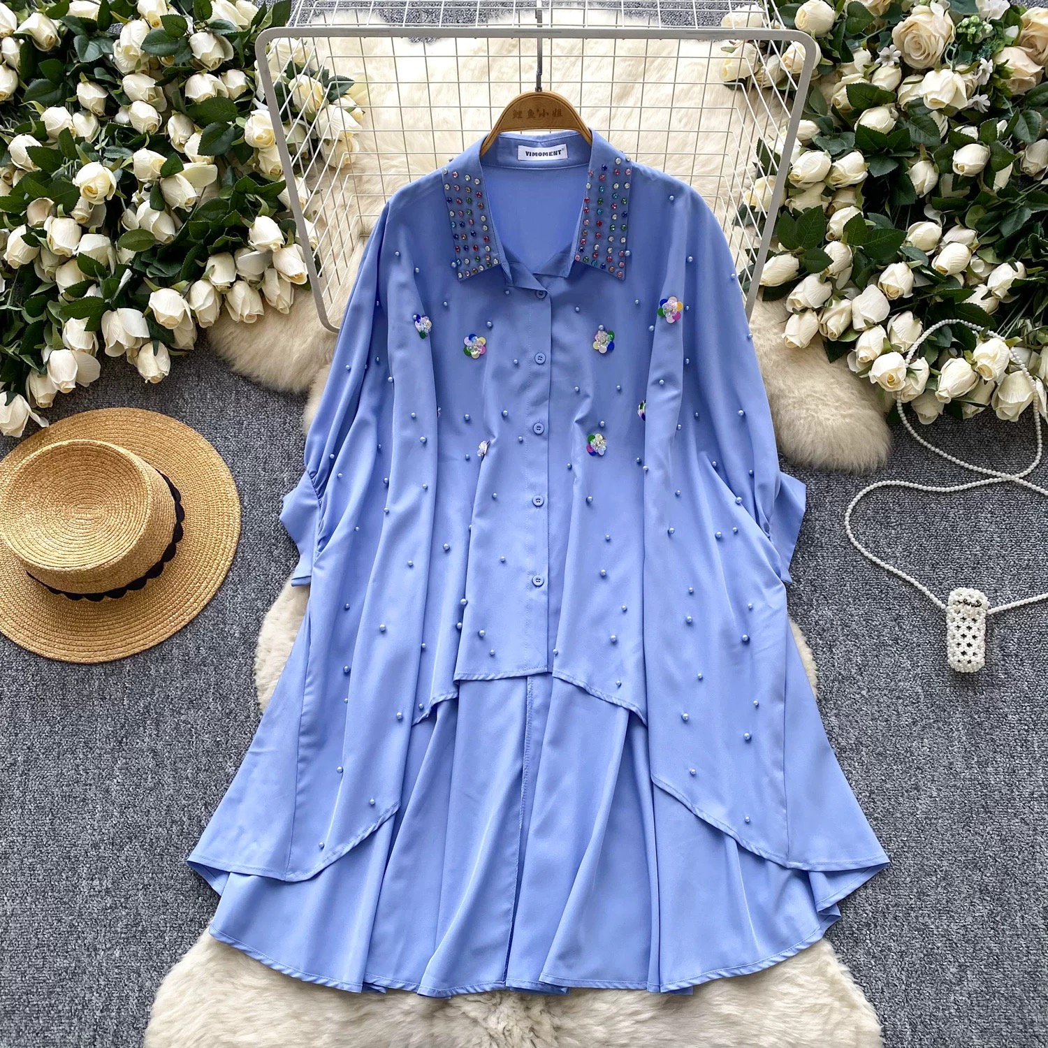 Cherie rose shirt dress SD110 images